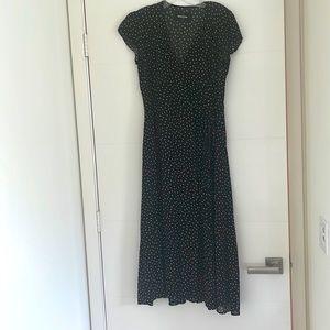 Black Reformation Wrap Dress